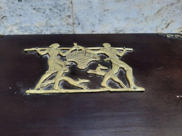 Centre de table - Laiton, Verre, Bois, Antiquités & Art, Art | Objets design