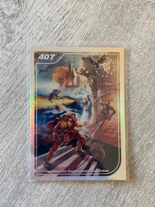 Gen2 #407 Silver Castlevania Anniversary collection Limit..., Hobby en Vrije tijd, Verzamelkaartspellen | Overige, Zo goed als nieuw