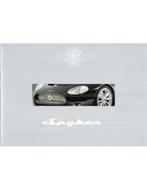 2003 SPYKER CARS C8 BROCHURE ENGELS, Nieuw