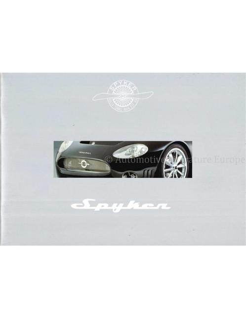 2003 SPYKER CARS C8 BROCHURE ENGELS, Livres, Autos | Brochures & Magazines