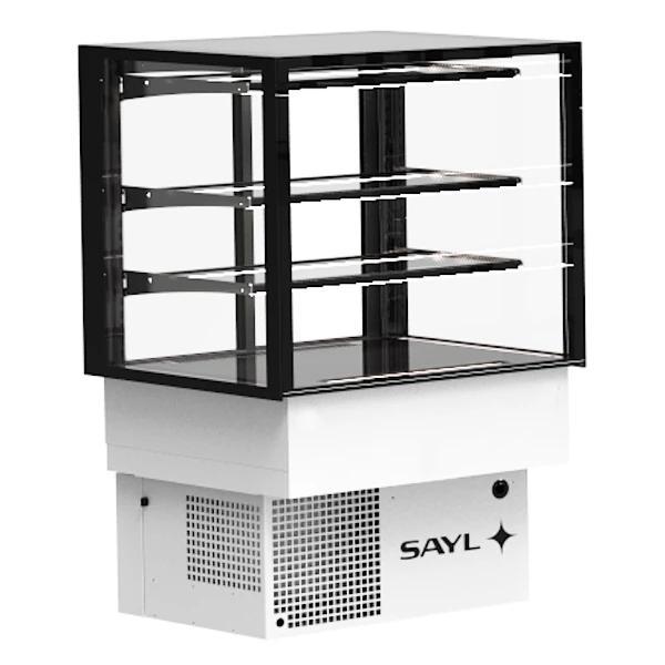 Drop-In Koelvitrine | INTEGRA | Zwart | +2°C/+6°C |, Zakelijke goederen, Horeca | Keukenapparatuur, Nieuw in verpakking, Verzenden