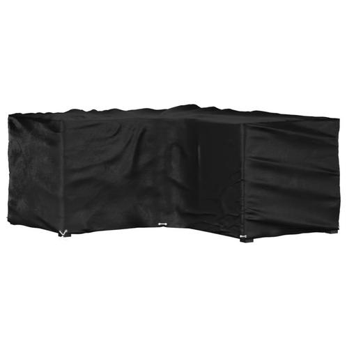 vidaXL Tuinmeubelhoezen met 12 oogjes L-vormig 185x185x90 cm, Tuin en Terras, Tuinmeubel-accessoires, Nieuw, Verzenden