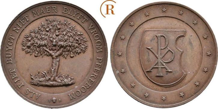 Brons medaille o J Belgie: (MuntenenBankbiljetten-Penningen), Postzegels en Munten, Penningen en Medailles, Verzenden