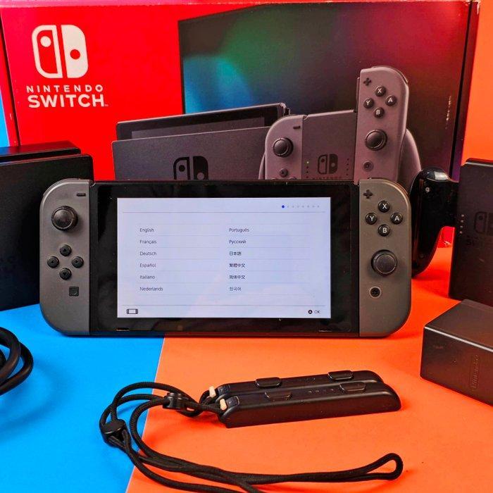 Nintendo - Switch - Grey - Spelcomputer - In originele, Games en Spelcomputers, Spelcomputers | Overige Accessoires