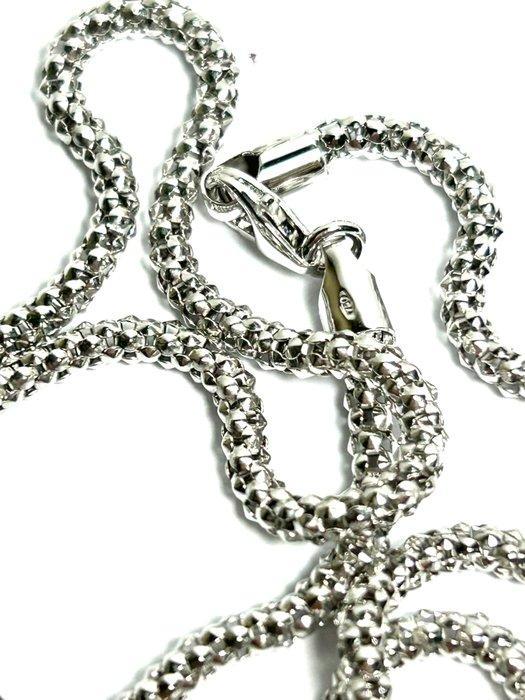 Halsketting - 18 karaat Witgoud, Handtassen en Accessoires, Kettingen