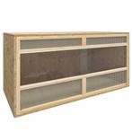 vidaXL Terrarium 100x47x47 cm bewerkt hout, Dieren en Toebehoren, Verzenden, Nieuw