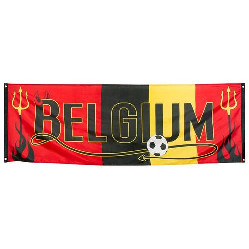 Belgium Banner Voetbal 2,2m, Hobby & Loisirs créatifs, Articles de fête, Envoi