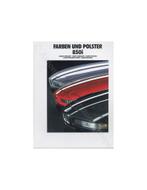 1990 BMW 8 SERIE KLEUREN EN BEKLEDING BROCHURE