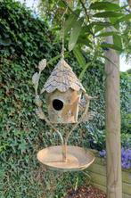Figurine - BIrdhouse - Feeding scale - Fer, Antiek en Kunst, Curiosa en Brocante