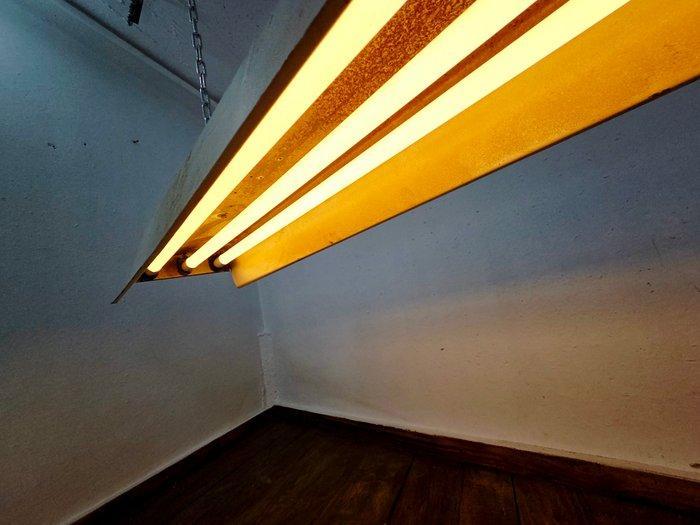 Famor - Plafondlamp - Staal, Antiek en Kunst, Antiek | Wandborden en Tegels