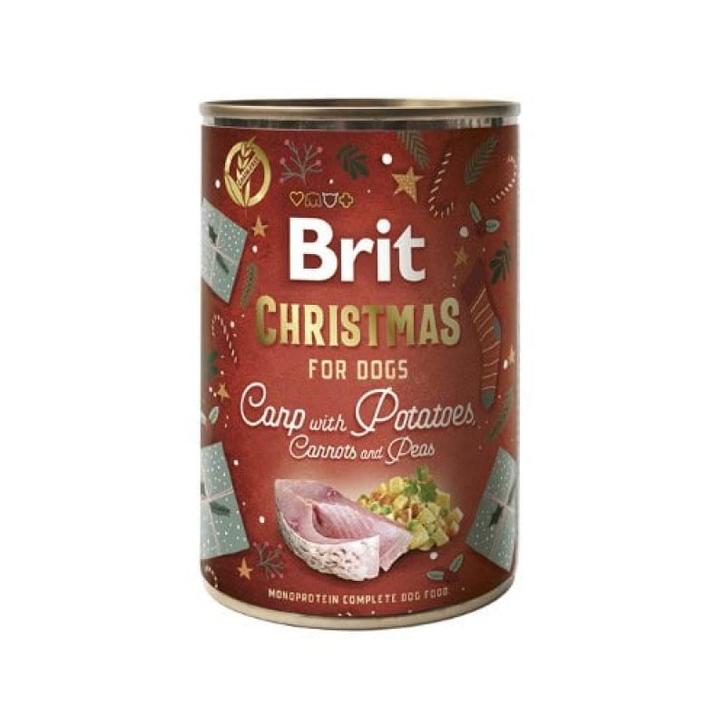 Brit mono protein – christmas dinner 400g - 100% pure karper, Dieren en Toebehoren, Honden-accessoires, Nieuw