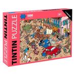 Kuifje Ongeval op het Plein Puzzel + Poster (1000 stukken), Ophalen of Verzenden, Nieuw