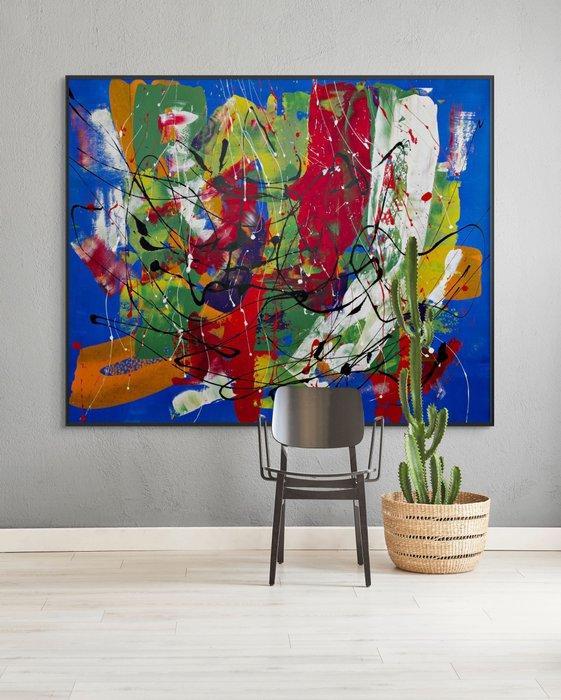 Sandra Glaser - Color Revolt - XXL, Antiquités & Art, Art | Peinture | Moderne