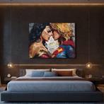 Canvas Fit - Alberto Ricardo - Supergirl y Wonder Woman,, Nieuw