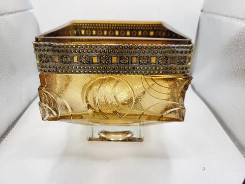 OY Kumela - Pentti Sarpaneva - Vaas - Brons, Glas - Vaas in, Antiek en Kunst, Antiek | Glaswerk en Kristal