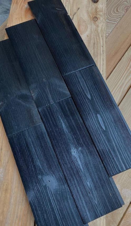 Bardage Bois thermo brossé noir : NEW !!, Bricolage & Construction, Bois & Planches, 300 cm ou plus, Neuf, Moins de 25 mm, Autres essences de bois