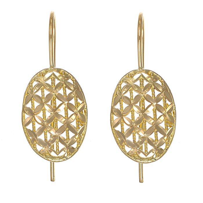 Oorbellen - 18 karaat Geel goud, Handtassen en Accessoires, Oorbellen