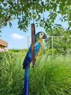 Papegaai op schommel - Beeldje - Parrot on Swing - Metaal