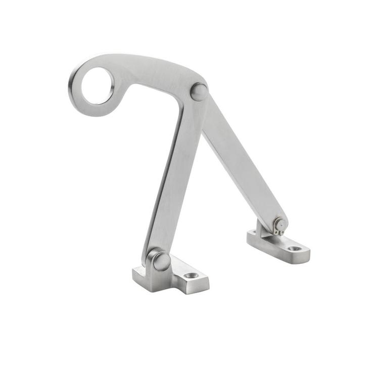 Raamuitzetter bovenraam - mat nikkel, Doe-het-zelf en Bouw, Hang- en Sluitwerk, Overige typen, Nieuw, Koper of Messing, Ophalen of Verzenden