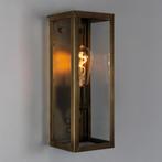 Strak & modern Muurlamp Belfort Antiek Messing, Verzenden, Nieuw