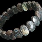 Rare bracelet en Astrophyllite. Flash bleus et dorés. Pierre, Collections