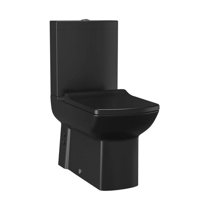 Toiletpot BWS Lara Staand tbv Duoblok AO Mat Zwart, Doe-het-zelf en Bouw, Sanitair, Overige typen, Nieuw, Ophalen of Verzenden