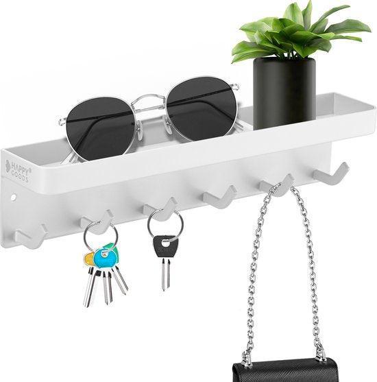 2dekans | Happy Goods® Sleutelrekje Wit - Sleutelkastje voor, Zakelijke goederen, Horeca | Keukenapparatuur, Ophalen of Verzenden