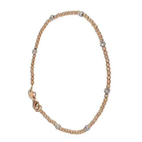 Armband - 18 karaat Roségoud, Witgoud, Handtassen en Accessoires, Armbanden