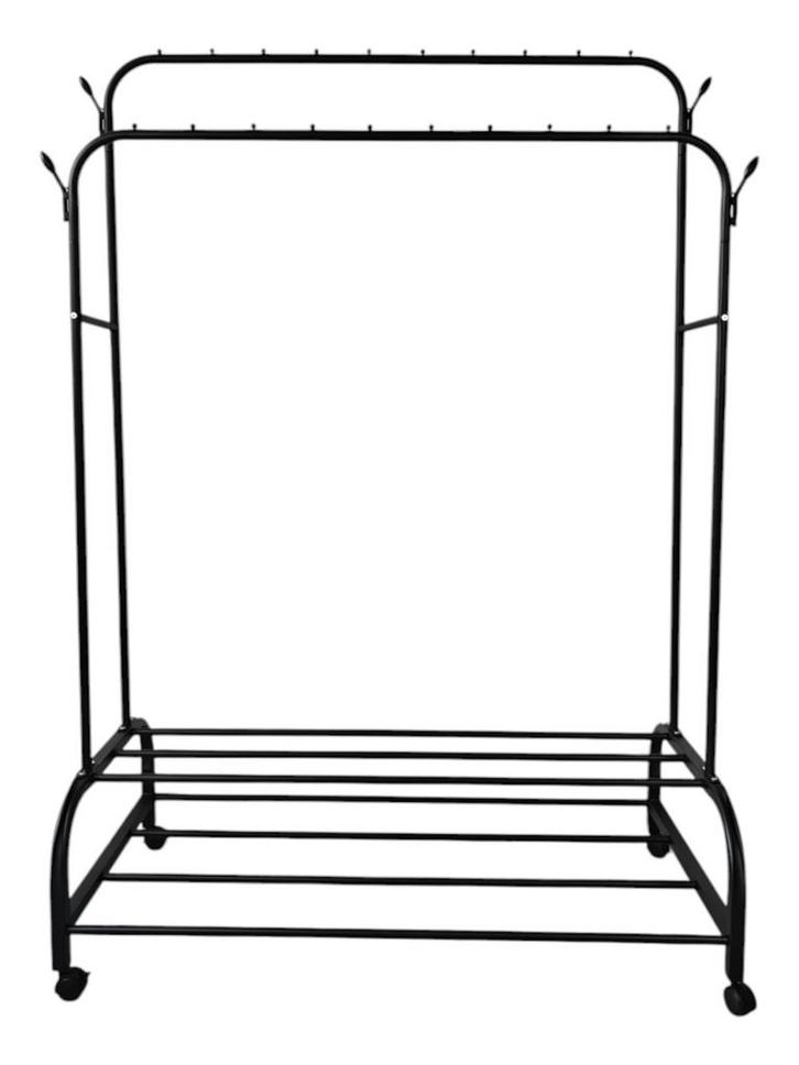 Lendo Online Porte-Vêtements avec Roulettes 110x55x165 Noir, Vêtements | Femmes, Portants à vêtements