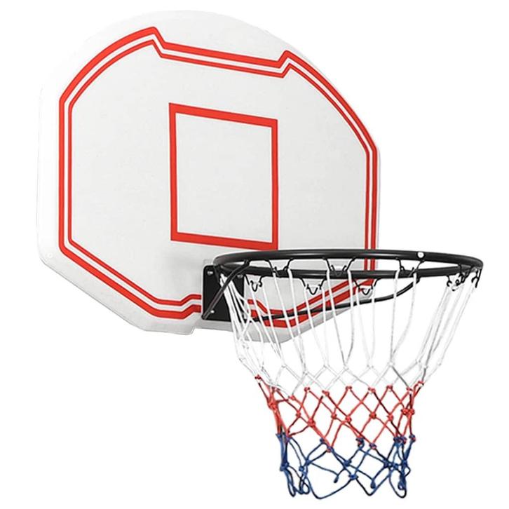 vidaXL Basketbalbord 90x60x2 cm polyetheen wit, Sports & Fitness, Basket, Envoi