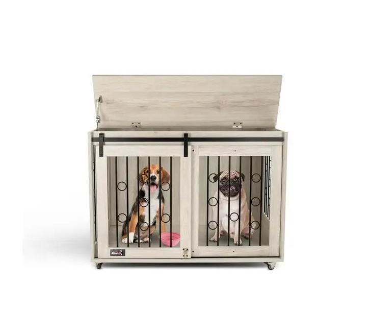 MaxxPet Houten Hondenbench 102x65x68cm (Hondenbenches, Dier), Dieren en Toebehoren, Hondenbenches, Nieuw, Ophalen of Verzenden