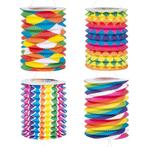 Regenboog Lampionnen Trek 16cm 12st, Hobby en Vrije tijd, Feestartikelen, Verzenden, Nieuw