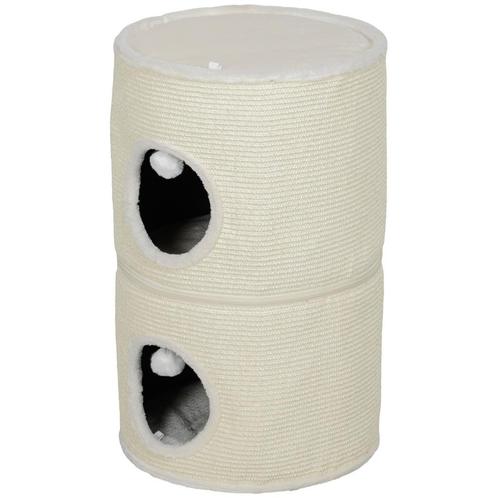 Kattentoren - Krabton - Deelbaar - Crème wit, Dieren en Toebehoren, Katten-accessoires, Nieuw, Ophalen of Verzenden