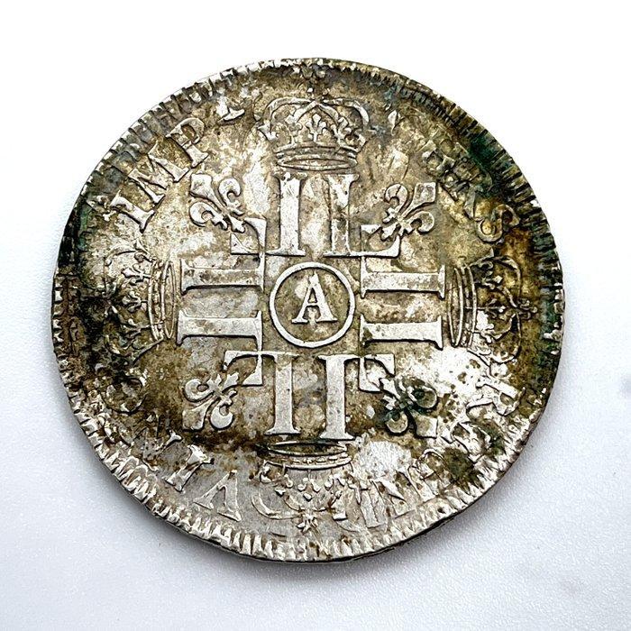 Frankrijk. Louis XIV (1643-1715). Écu aux huit L, Paris, Postzegels en Munten, Munten | Europa | Euromunten