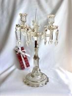 Attributed to Baccarat - Kandelaar Dolphin - Kristal, Antiek en Kunst