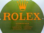 Rolex - Bord en émail de la Rolex Submariner - Enseigne en