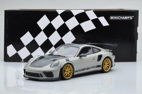 Minichamps - 1:18 - Porsche 911 (991.2) GT3 RS Weissach, Hobby en Vrije tijd, Modelauto's | 1:5 tot 1:12