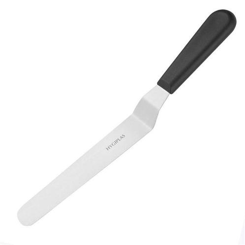 Paletmesje gebogen RVS zwart | 19(l)cm Hygiplas, Zakelijke goederen, Horeca | Keukenapparatuur, Nieuw in verpakking, Verzenden