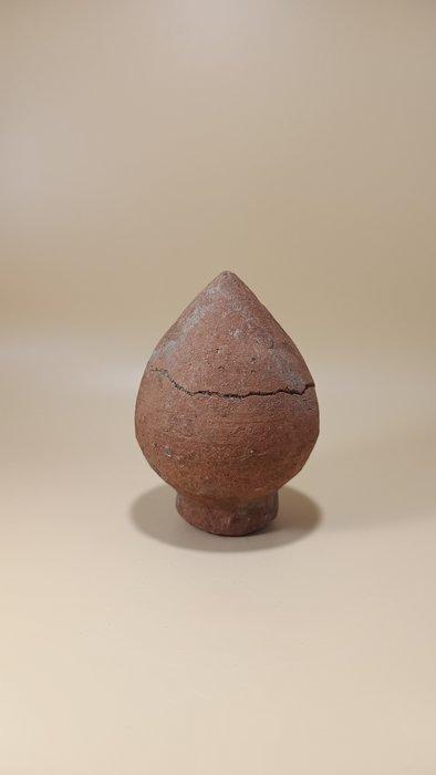 Etruscan Terracotta Votive model, van een hart, Verzamelen, Mineralen en Fossielen