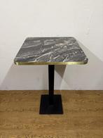 Gebruikte Marmerlook Statafel - T1631- Vintage/Café, Huis en Inrichting, Ophalen, Nieuw