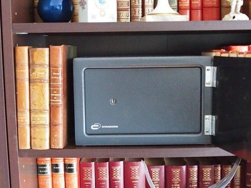 sanders - Brandkast - IJzer, Leder - Bibliotheekkluis, Antiek en Kunst, Curiosa en Brocante