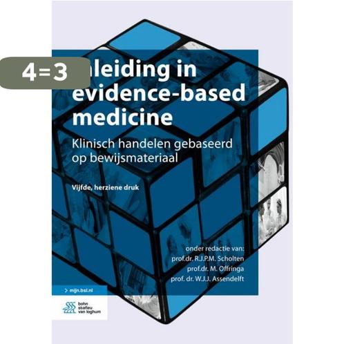 Inleiding in evidence-based medicine 9789036819770, Boeken, Studieboeken en Cursussen, Gelezen, Verzenden