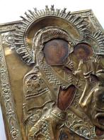 Icoon - Moeder Gods Hodegetria - Messing