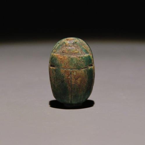 Égypte ancienne Stéatite Scarabée. Période Hyksos, 1782 -, Verzamelen, Mineralen en Fossielen