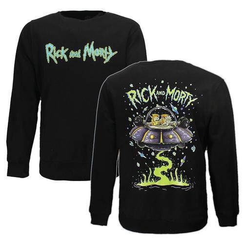 Rick and Morty Spacecruiser Crewneck Sweater - Officiële, Kleding | Heren, Truien en Vesten