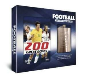 Football - 200 Great Goals + Hip Flask G DVD, Cd's en Dvd's, Dvd's | Overige Dvd's, Zo goed als nieuw, Verzenden