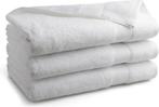 2dekans | Katoenen handdoek - 3 stuks - 70x140 - wit, Huis en Inrichting, Ophalen of Verzenden, Nieuw
