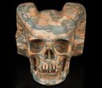 628 g 10,20 x 8,60 cm Thanatos gehörnter God van de dood, Nieuw