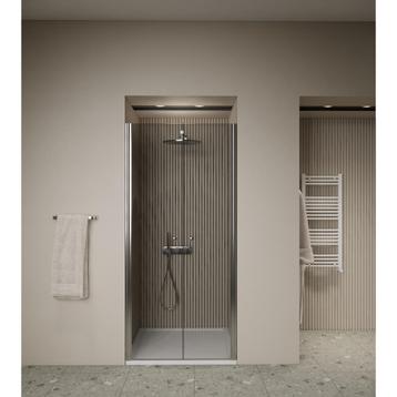 Douchedeur | 2 Pendeldeuren | Marip | 6mm | 100x190 cm | Mat, Doe-het-zelf en Bouw, Ophalen of Verzenden, Nieuw, Chroom, Douche