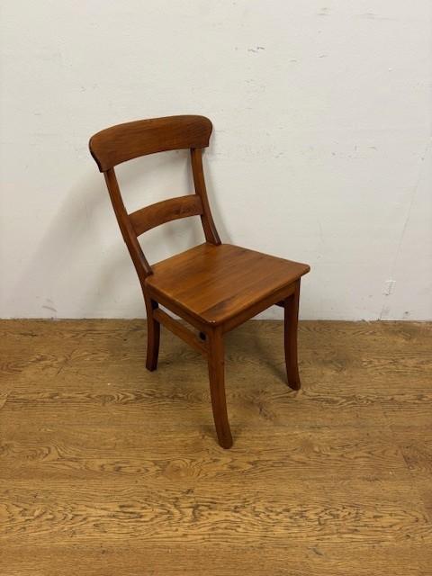 Gebruikte Teak stoel - S4006- Vintage/Café, Huis en Inrichting, Stoelen, Ophalen